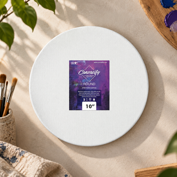 Round Stretched Canvas